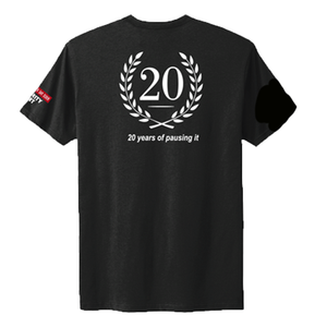 The Majority Report 20th Anniversary T-shirt in Black