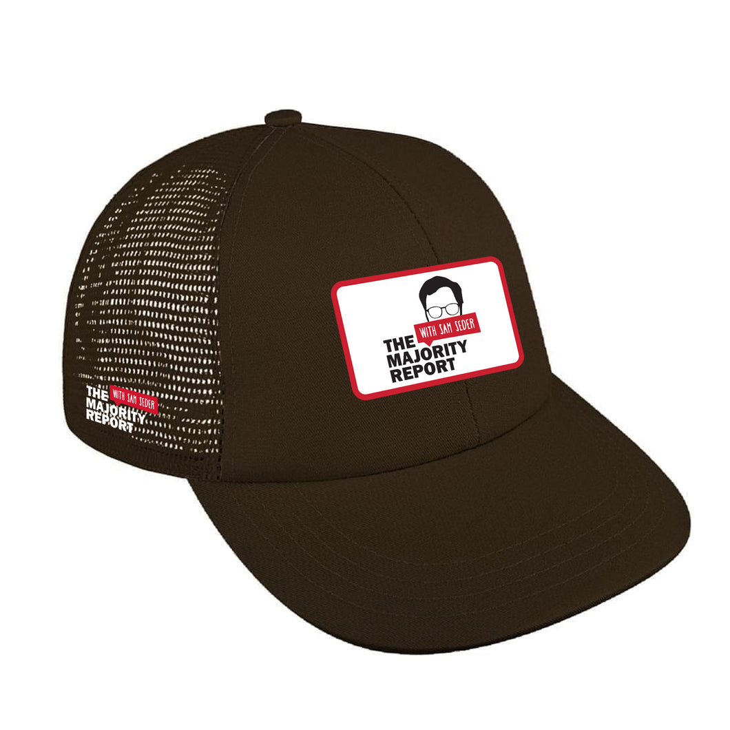 The Majority Report Patch Hat in Black/Black