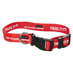 The Majority Report Dog Collar- Red