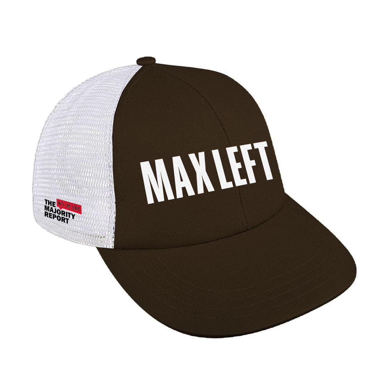 Left Rear Hat The Majority Report Max Left Trucker Hat – The Majority Report Store