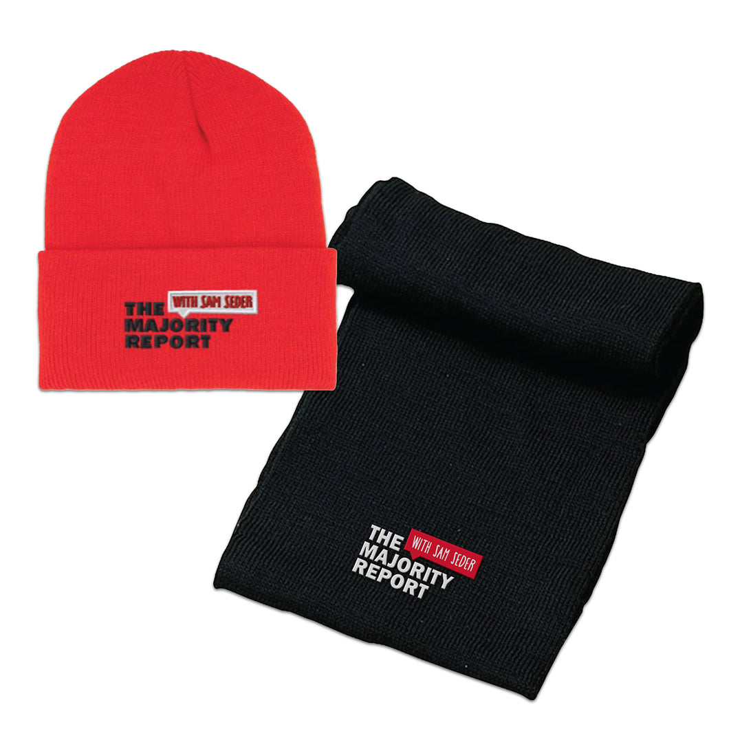 The Majority Report Scarf and Beanie Bundle