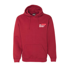 Load image into Gallery viewer, The Majority Report Pullover Hoodie in Cardinal
