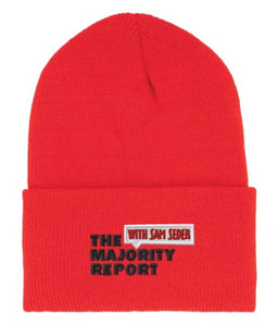 The Majority Report Red Beanie
