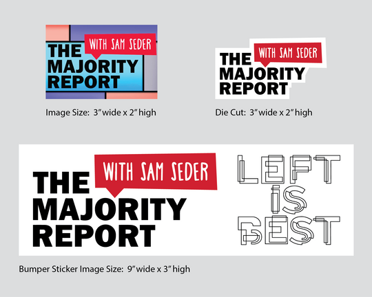 The Majority Report Sticker Pack – The Majority Report Store